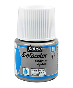 Pebeo Setacolor Textielverf Opaque 45ml Grey nr. 91
