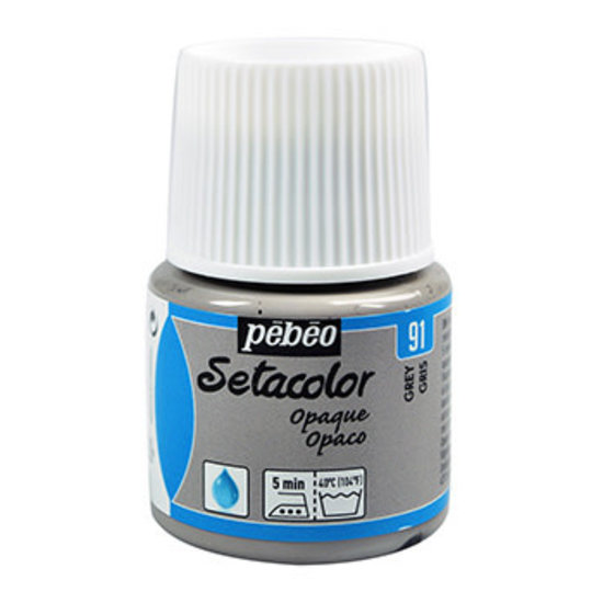 Pebeo Pebeo Setacolor Textielverf Opaque 45ml Grey nr. 91