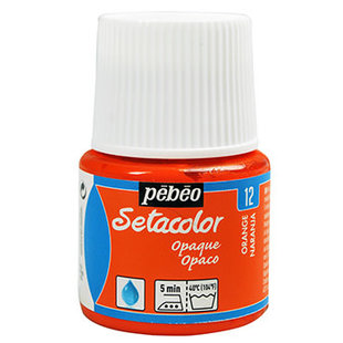 Pebeo Setacolor Textielverf Opaque 45ml Orange nr. 12