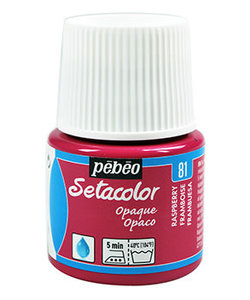 Pebeo Setacolor Textielverf Opaque 45ml Raspberry nr. 81