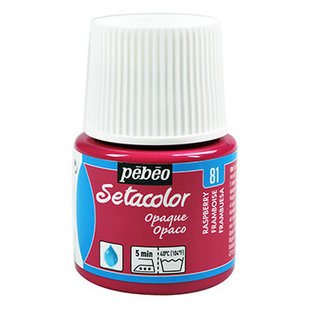 Pebeo Setacolor Textielverf Opaque 45ml Raspberry nr. 81