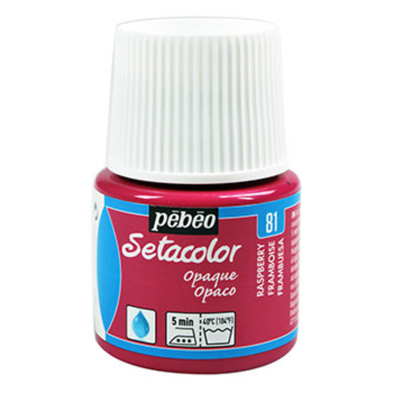 Pebeo Pebeo Setacolor Textielverf Opaque 45ml Raspberry nr. 81