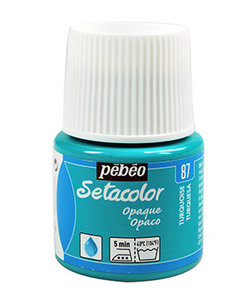 Pebeo Setacolor Textielverf Opaque 45ml Turquoise nr. 87