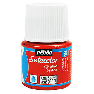 Pebeo Setacolor Textielverf Opaque 45ml Vermillion nr. 26