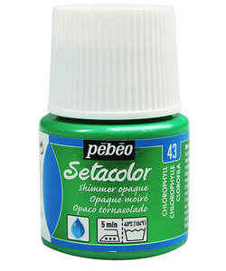 Pebeo Setacolor Textielverf Opaque Shimmer 45ml Chlorophyll nr. 43