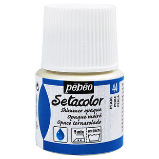 Pebeo Setacolor Textielverf Opaque Shimmer 45ml Pearl nr. 44