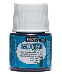 Pebeo Vitrea 160 Glasverf Glossy 45ml Turquoise nr. 11