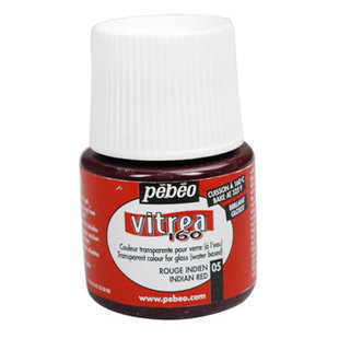 Pebeo Vitrea 160 Glasverf Glossy 45ml Indian Red nr. 5