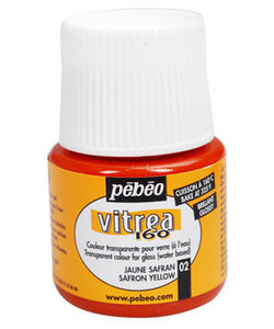 Pebeo Vitrea 160 Glasverf Glossy 45ml Saffron Yellow nr. 2