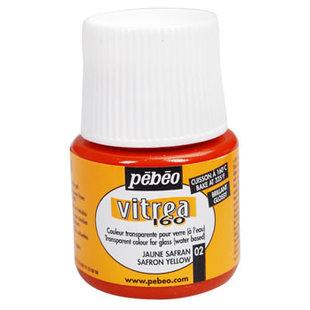 Pebeo Vitrea 160 Glasverf Glossy 45ml Saffron Yellow nr. 2