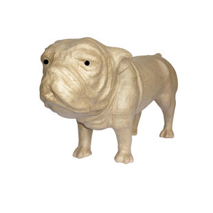 Decopatch Papier maché Bulldog L 44x18x26cm.