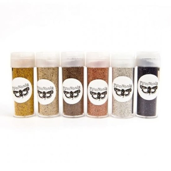 Prima Marketing Glaskorrels Metallic Micro Beads 21,5 gram 6 st