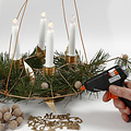 Creotime Hangend Ornament Ring Koper 28cm