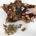 Creotime Hangende metalen ster afm. 34x30cm koper