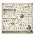 Stamperia Stamperia Paper 12x12'' Calligraphy Ink