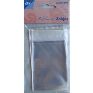Joy Crafts Zelfsluitende Cellofaan Zakjes 60x80 mm. 30st
