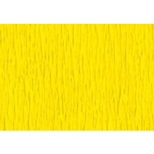 Folia Crepe Papier Geel 50x250cm