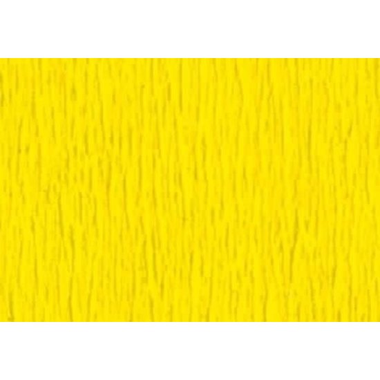 Folia Folia Crepe Papier Geel 50x250cm