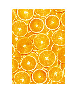 Vel Decopatch Papier Patroon Sinaasappels Oranje