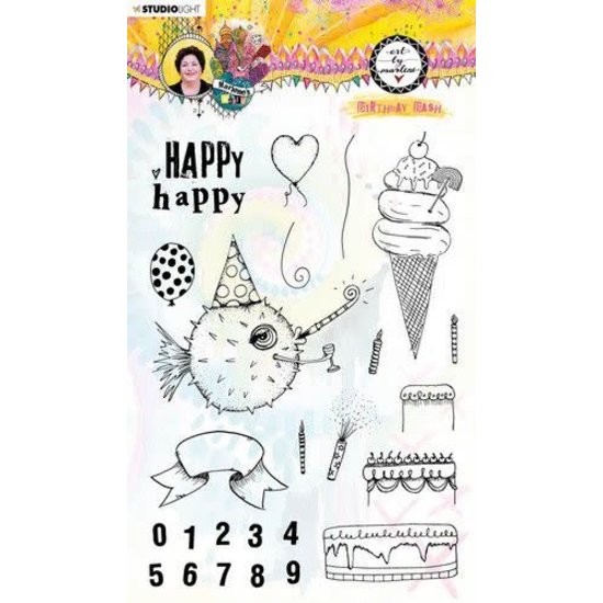 Studio Light Studio Light Art By Marlene Stempel 14,8x20cm  Marlene's World Birthday Bash nr. 67