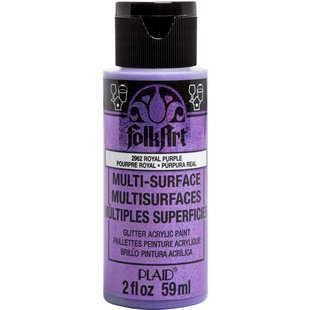 FolkArt Multi-Surface Glitter 59ml Royal Purple