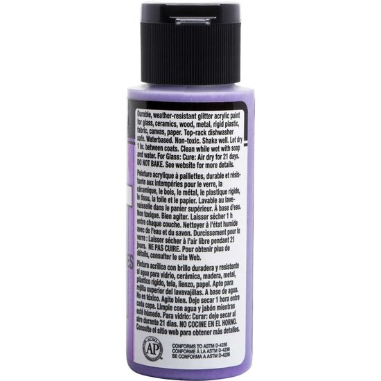 Plaid FolkArt Multi-Surface Glitter 59ml Royal Purple
