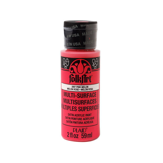 Plaid FolkArt Multi-Surface pink melon 59ml.