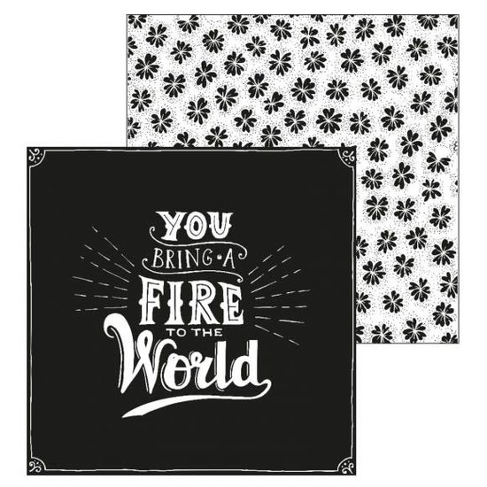 Paperfuel Illustration Paperfuel Papier 30,5x30,5cm 200gr Fire