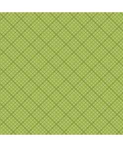 Core' dinations patterned Single Sided 12x12" Light Green Plaid