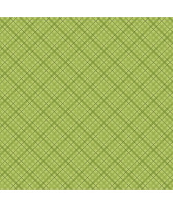 Core' dinations patterned Single Sided 12x12" Light Green Plaid