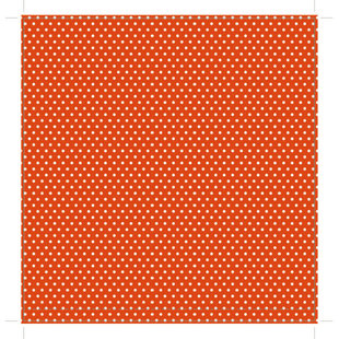 Core' dinations patterned Single Sided 12x12" Orange Small Dot
