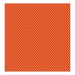 Core' dinations patterned Single Sided 12x12" Orange Small Dot