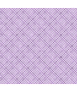 Core' dinations patterned Single Sided 12x12" purple plaid
