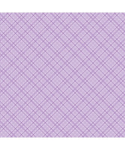 Core' dinations patterned Single Sided 12x12" purple plaid