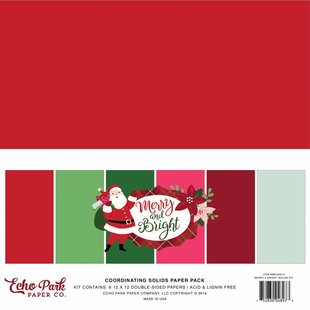 Echo Park Solids kit Merry & Bright