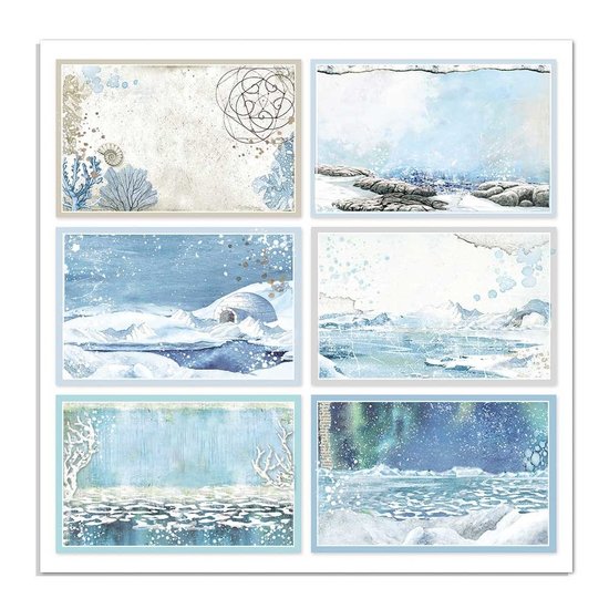 Stamperia Stamperia Paper 12x12'' Arctic Antarctic Cards