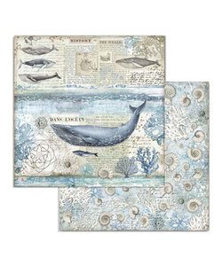 Stamperia Paper 12x12'' Arctic Antarctic Whale