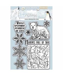 Stamperia Rubber stempel Arctic Antarctic Moments Full Of You