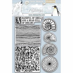 Stamperia Rubber stempel Arctic Antarctic Shells