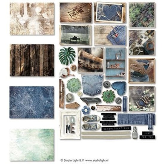 Studio Light Studio Light Papier Set Denim Saturdays nr. 645