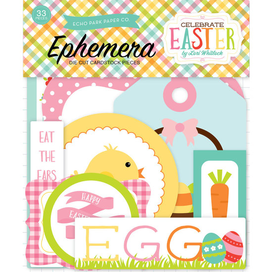 Echo Park Echo Park Ephemera Die Cuts Cardstock Celebrate Easter