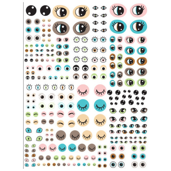 Decopatch Vel Decopatch Papier Patroon Ogen Meerkleurig