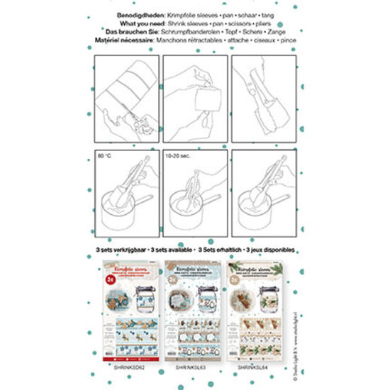 Studio Light Studio Light Krimpfolie Sleeves nr. 63