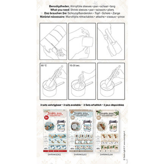 Studio Light Studio Light Krimpfolie Sleeves nr. 62