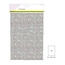 CraftEmotions Craftemotions glitterpapier niet zelfklevend 5 vel A4 120gr baby-bl