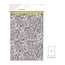 CraftEmotions Craftemotions glitterpapier niet zelfklevend 5 vel A4 120gr zilver