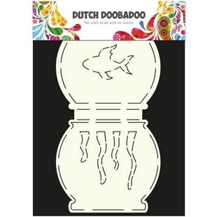 Dutch Doobadoo Snij Stencil Kaart Vissenkom