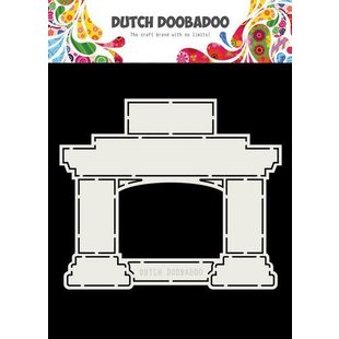 Dutch Doobadoo Snij Stencil Kaart A5 Fireplace