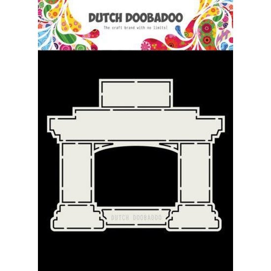 DDBD Dutch Doobadoo Snij Stencil Kaart A5 Fireplace
