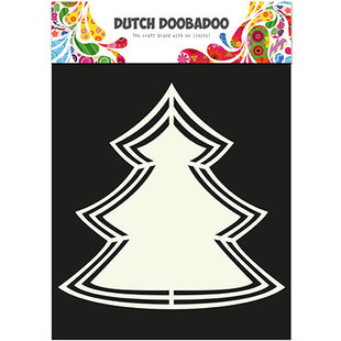 Dutch Doobadoo Snij Stencil Frames Kerstboom